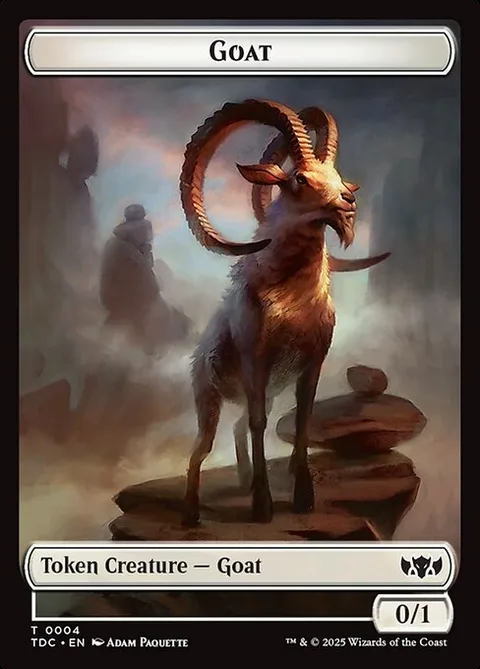 Goat Token (W 1/1) // Timeless Witness Token