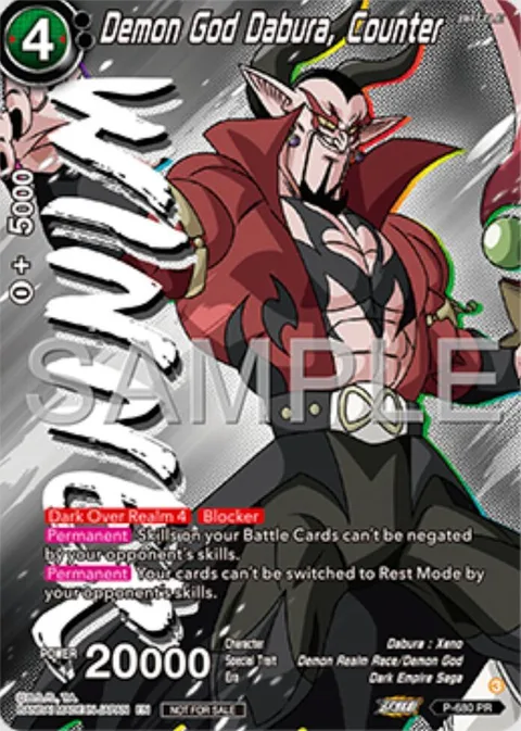Demon God Dabura, Counter