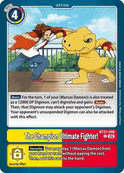 The Champion Ultimate Fighter! (BT21-096)