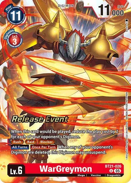 WarGreymon (BT21-026)