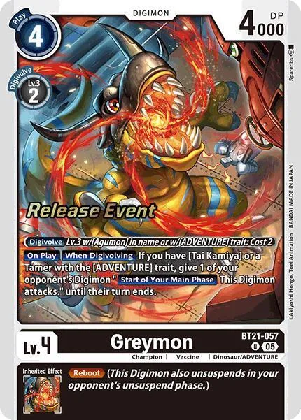 Greymon (BT21-057)