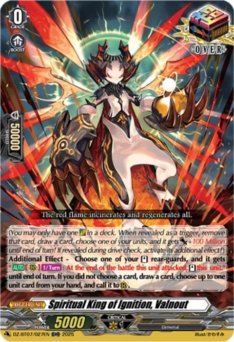 Spiritual King of Ignition, Valnout [D-Format]