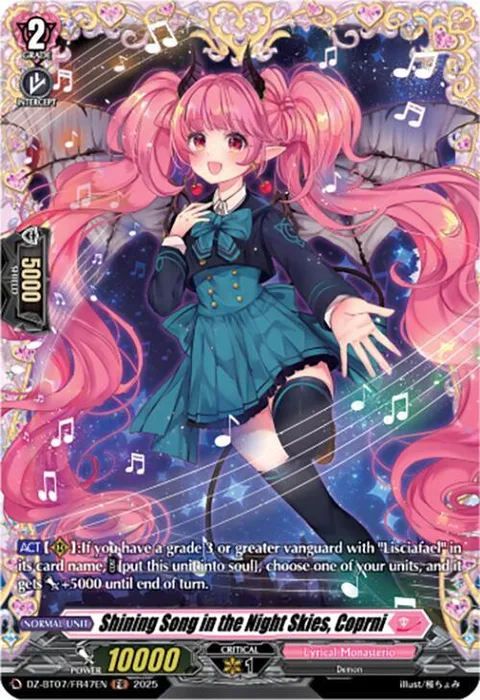 Shining Song in the Night Skies, Coprni [D-Format]