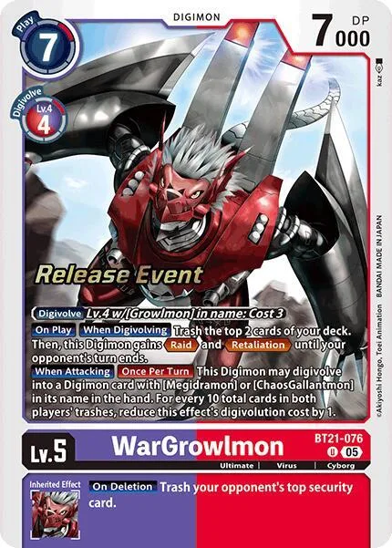 WarGrowlmon (BT21-076)