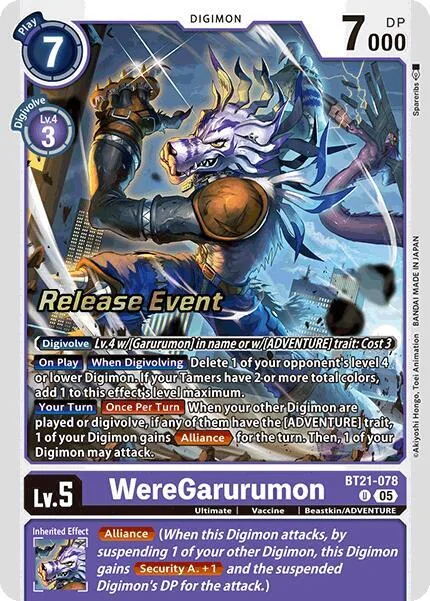 WereGarurumon (BT21-078)