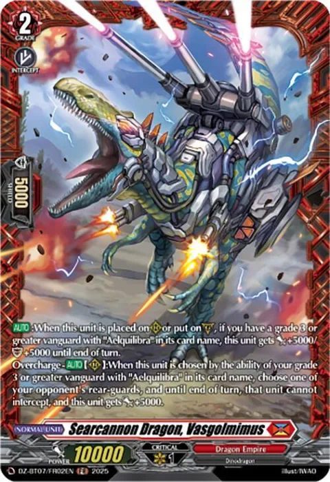 Searcannon Dragon, Vasgolmimus [D-Format]