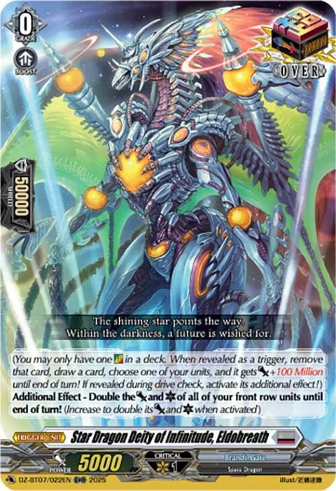 Star Dragon Deity of Infinitude, Eldobreath [D Format]
