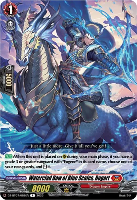 Waterclad Bow of Blue Scales, Bogart [D-Format]