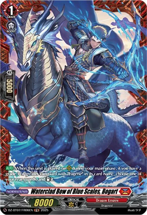 Waterclad Bow of Blue Scales, Bogart [D-Format]