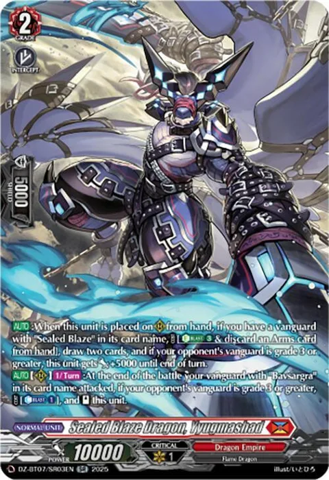 Sealed Blaze Dragon, Yyugmashad [D-Format]