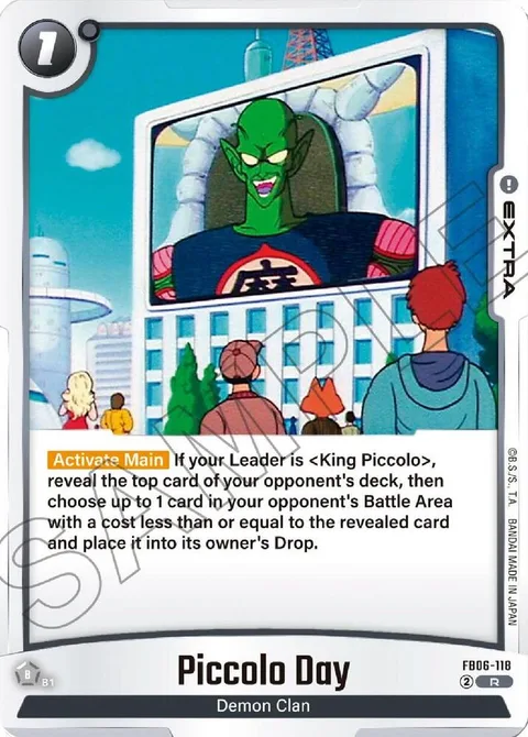 Piccolo Day (FB06-118) [Fusion World]