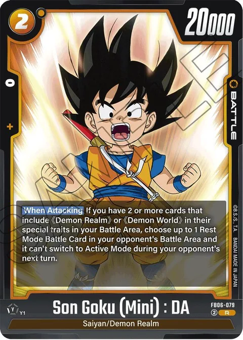 Son Goku (Mini) : DA (FB06-079) [Fusion World]