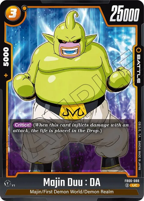 Majin Duu : DA (FB06-088) [Fusion World]