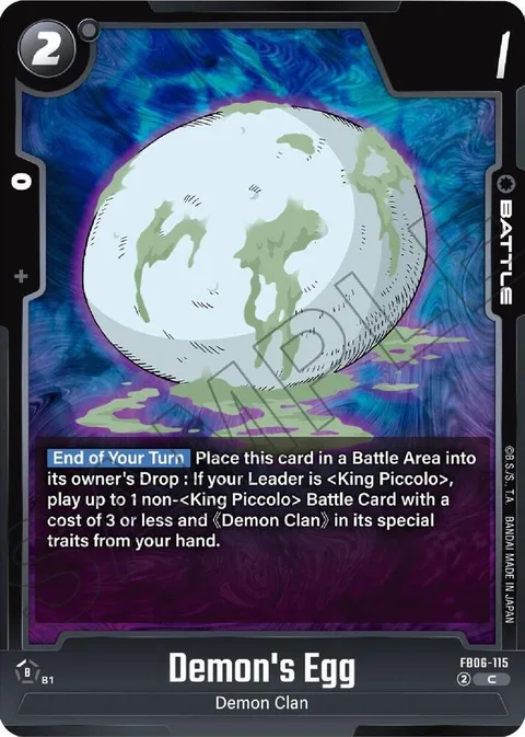 Demon's Egg (FB06-115) [Fusion World]