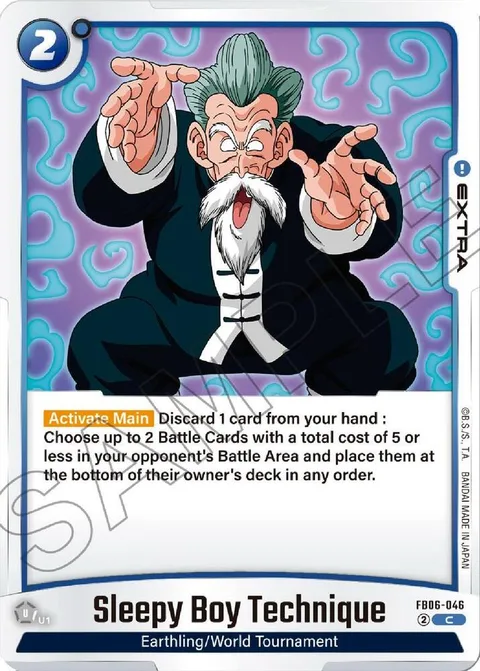 Sleepy Boy Technique (FB06-046) [Fusion World]