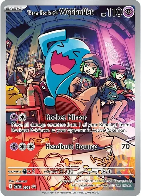 Team Rocket's Wobbuffet [Rocket Mirror | Headbutt Bounce]