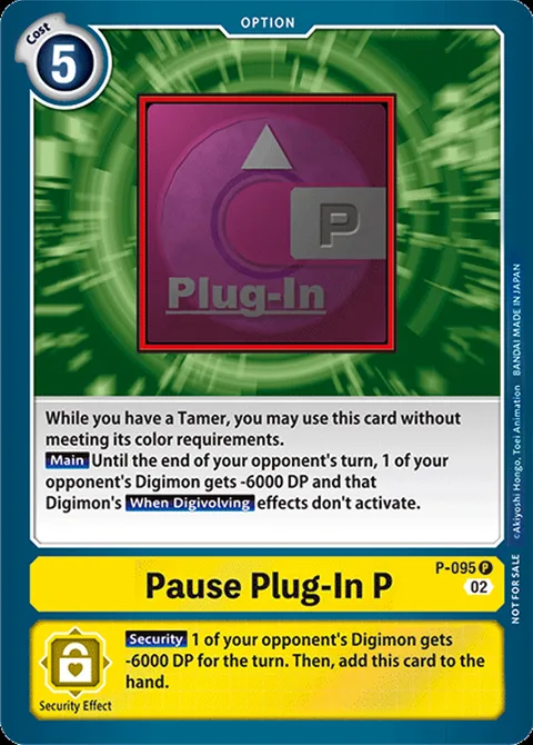 Pause Plug-In P (P-095)