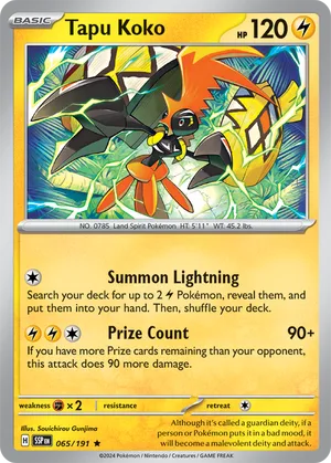 Tapu Koko [Summon Lightning | Prize Count]