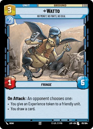 Watto, No Money, No Parts, No Deal