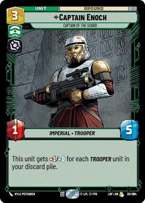 Captain Enoch, Captain of the Guard