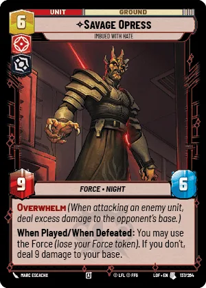 Savage Opress, Imbued With Hate