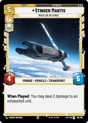 Stinger Mantis, Where Are We Going?