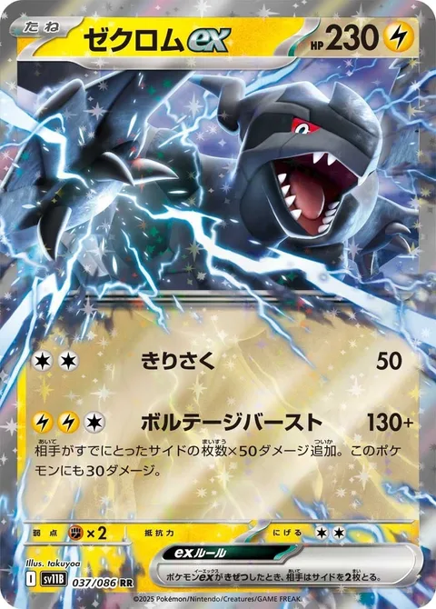 Zekrom ex [Slash | Voltage Burst]