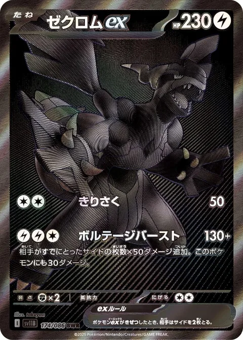 Zekrom ex [Slash | Voltage Burst]