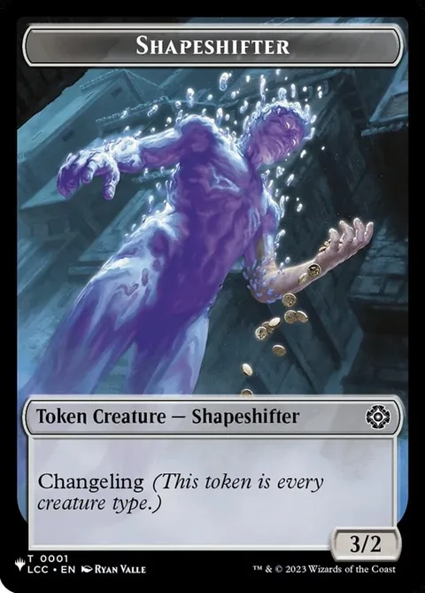 Shapeshifter Token (C 3/2) // Cat Token (G 1/1)