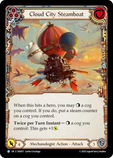 Cloud City Steamboat (Blue)