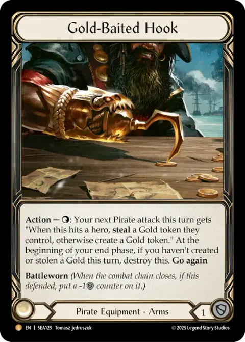 Gold-Baited Hook
