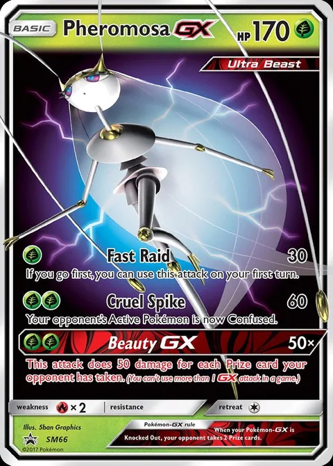 Pheromosa GX [Fast Raid | Cruel Spike | Beauty GX]