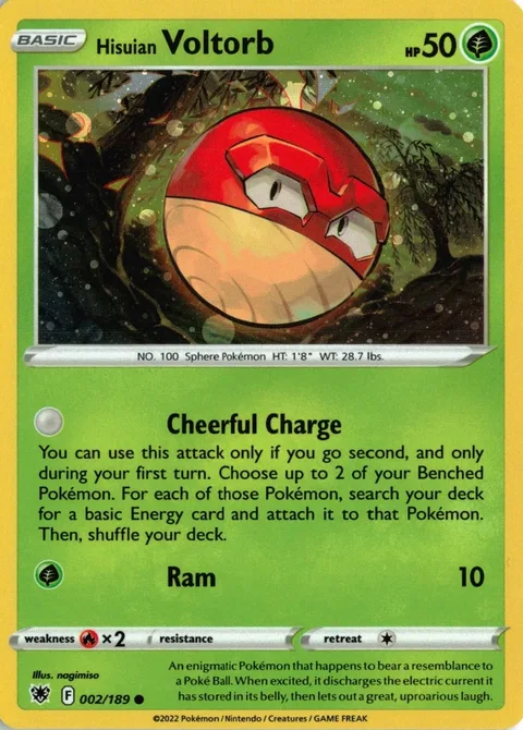 Hisuian Voltorb [Cheerful Charge | Ram]