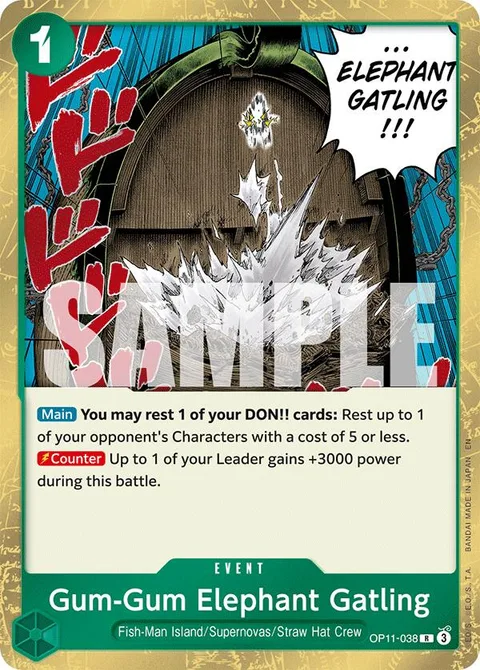 Gum-Gum Elephant Gatling (OP11-038)