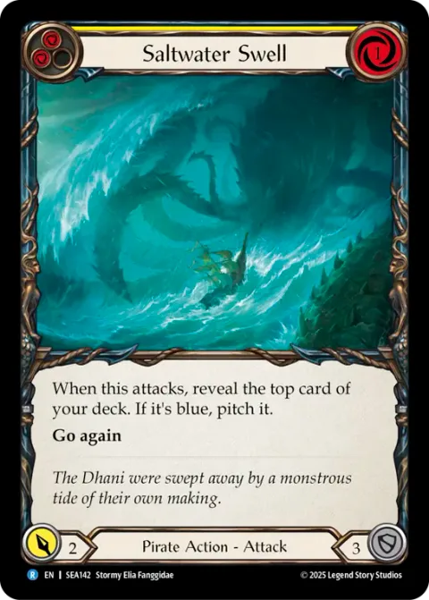 Saltwater Swell (Yellow)