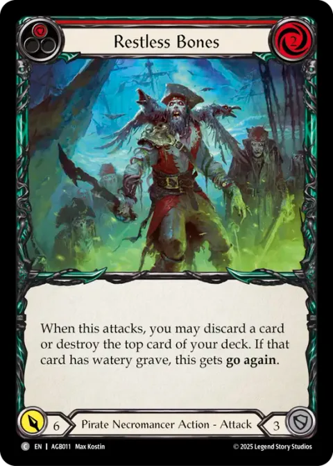 Restless Bones (Red)