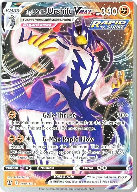 Rapid Strike Urshifu VMAX [Gale Thrust | G-Max Rapid Flow]