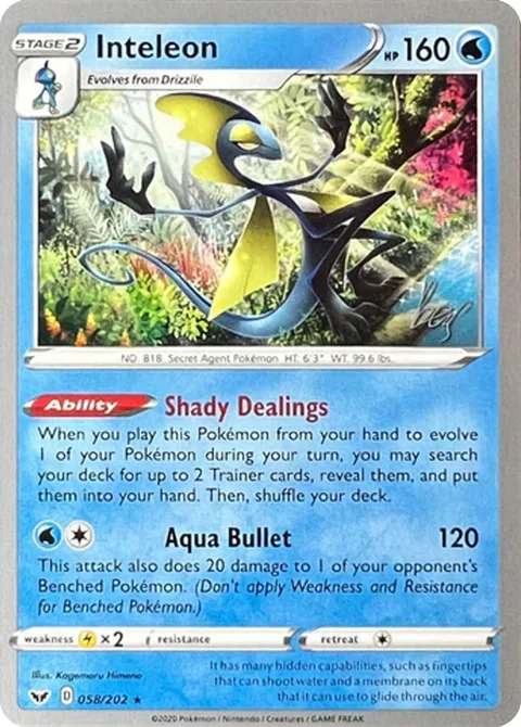 Inteleon [Shady Dealings | Aqua Bullet]