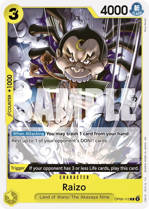 Raizo (OP06-112)