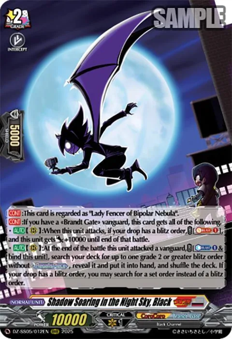 Shadow Soaring in the Night Sky, Black [D-Format]