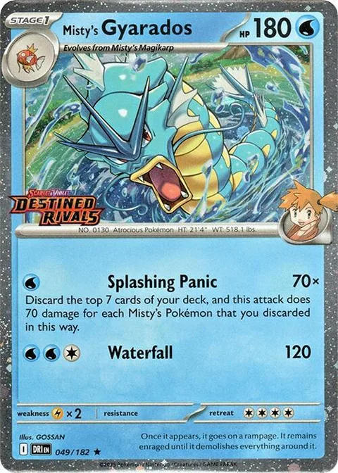 Misty's Gyarados [Splashing Panic | Waterfall]