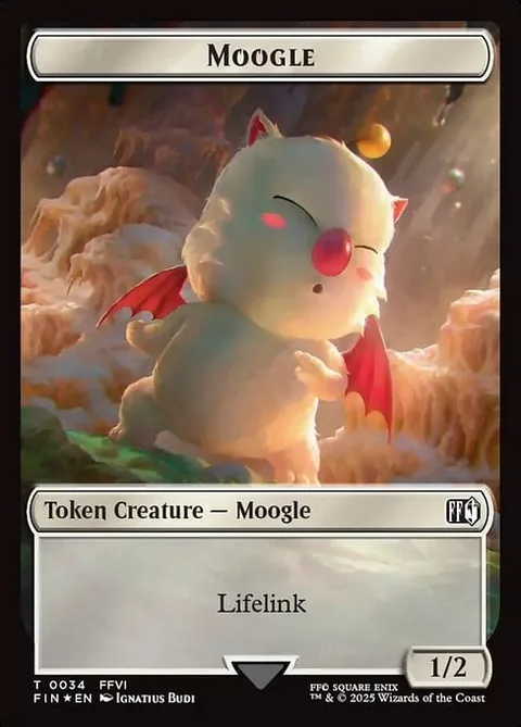 Moogle Token (W 1/2) // Zombie Token (B 2/2)