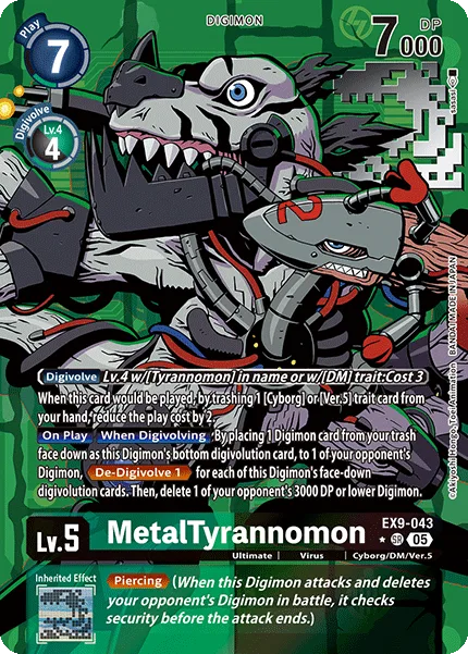 MetalTyrannomon (EX9-043)