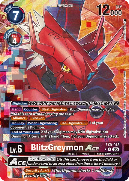 BlitzGreymon Ace (EX9-013)