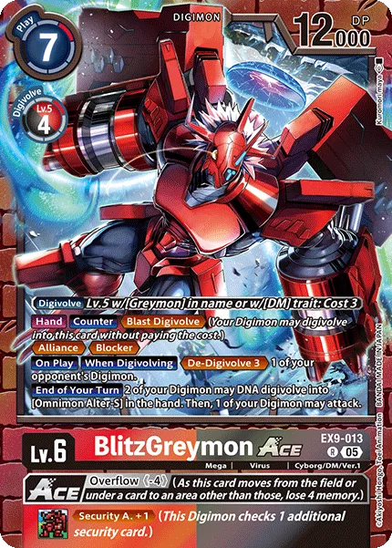 BlitzGreymon Ace (EX9-013)