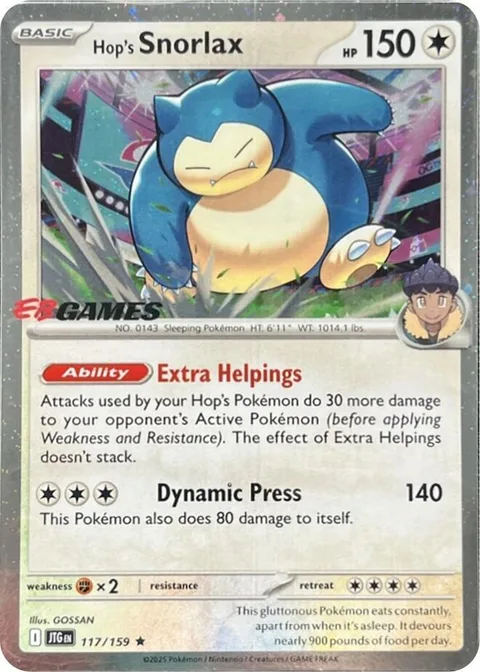 Hop's Snorlax [Extra Helpings | Dynamic Press]