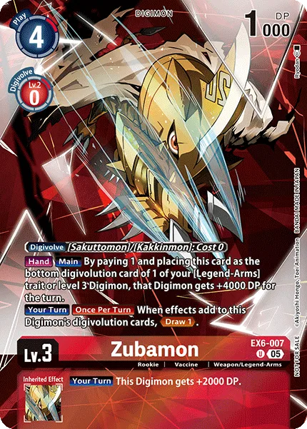 Zubamon (EX6-007)