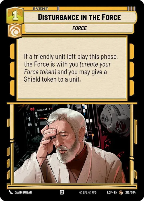 Disturbance in the Force