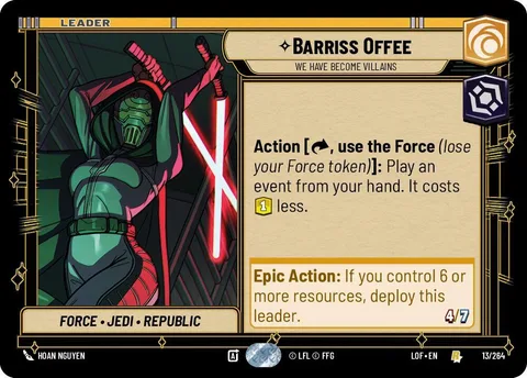 Barriss Offee, We Have Become Villains