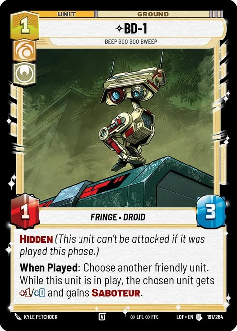 BD-1, Beep Boo Boo Bweep